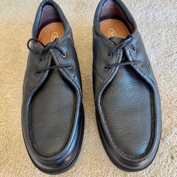 ROCKPORT MEN'S BLACK TOP GRAIN LEATHER OXFORDS SZ 13M - Picture 1 of 5